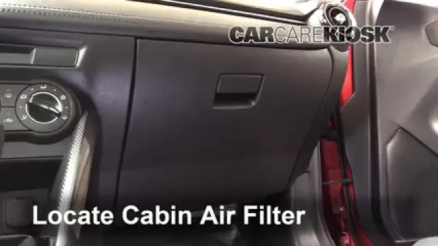 2016 Scion iA 1.5L 4 Cyl. Filtre à air (intérieur) Changement